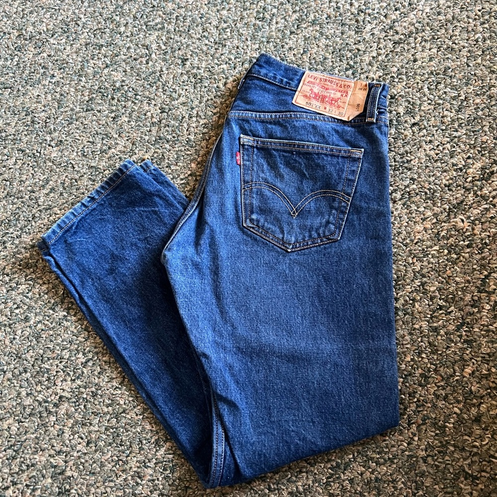 Levi’s 501 XX Button Fly Straight Leg Jeans 32X30 **VINTAGE**EUC**